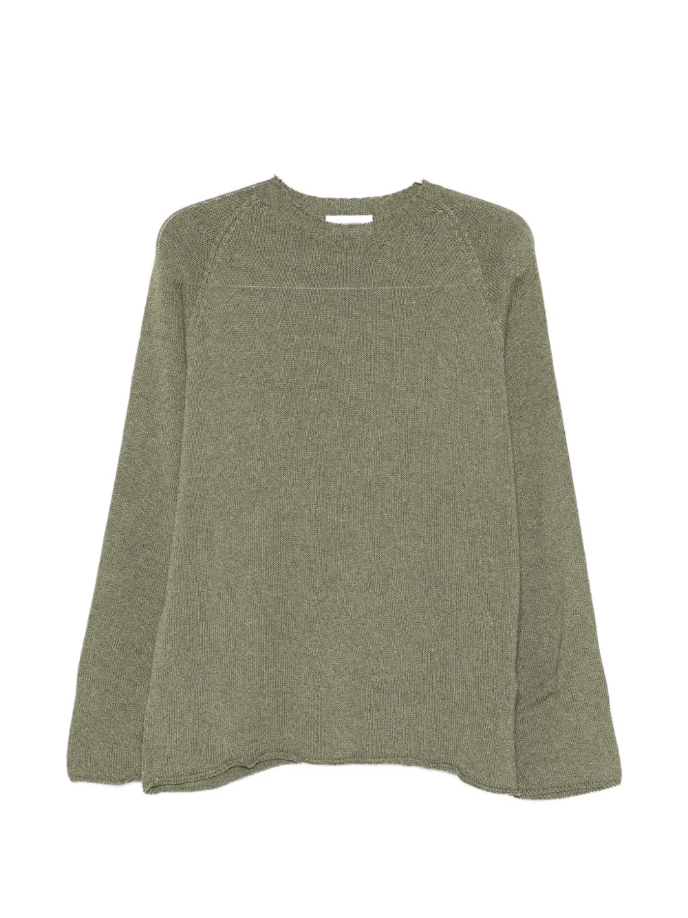 Laneus crew-neck long-sleeve sweater - Verde