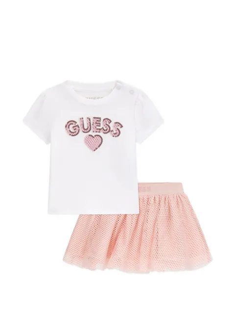 guess kids prink tracksuit set