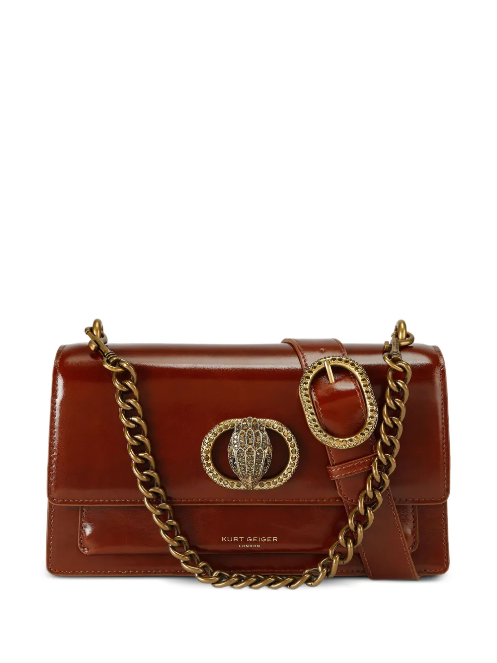 Kurt Geiger London Borsa a tracolla Chelsea East West - Marrone