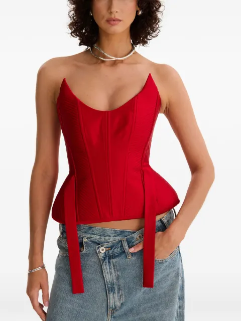 MOOS STUDIO top con detalle de lazo