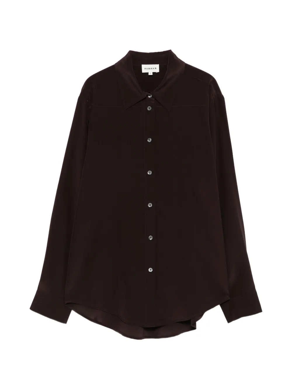 P.A.R.O.S.H. Sweet button shirt - Marrone