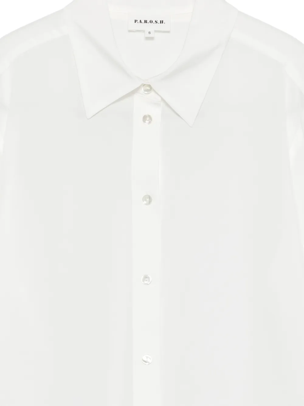  P.a.r.o.s.h. Sweet Buttoned Shirt - White 