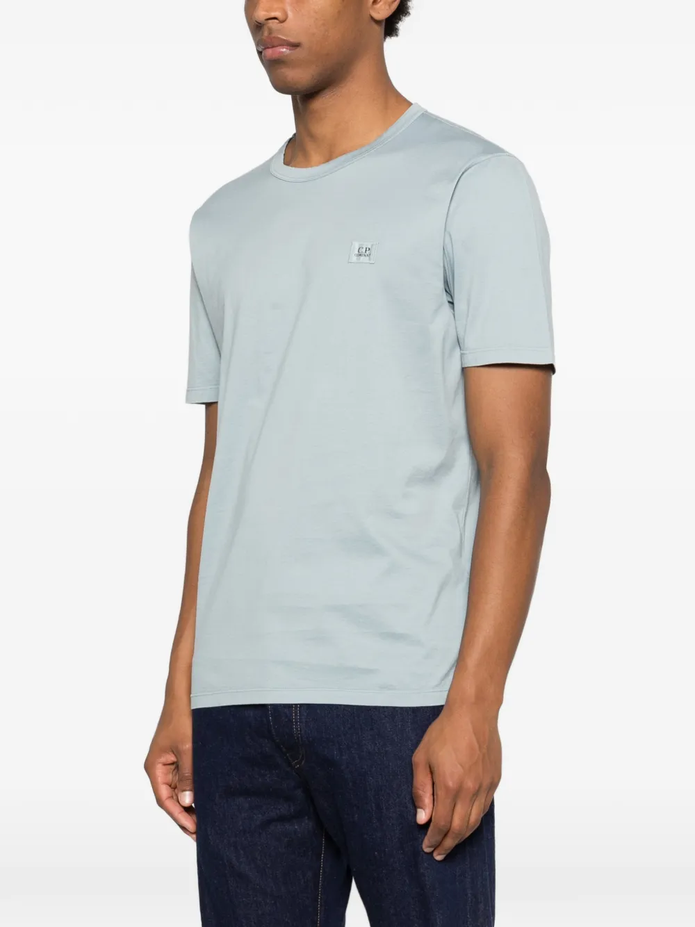 C.P. Company T-shirt met logodetail Blauw