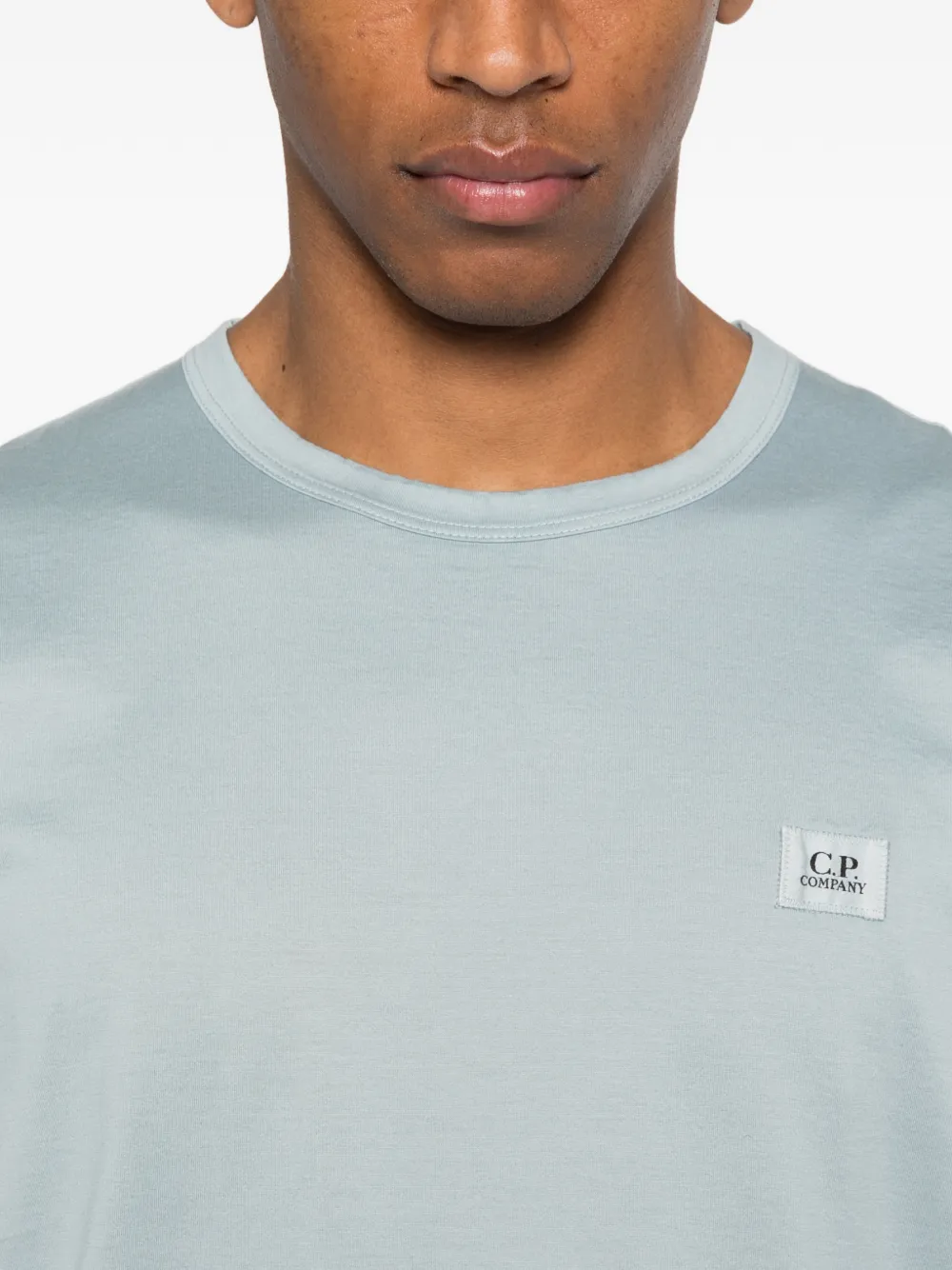 C.P. Company T-shirt met logodetail Blauw