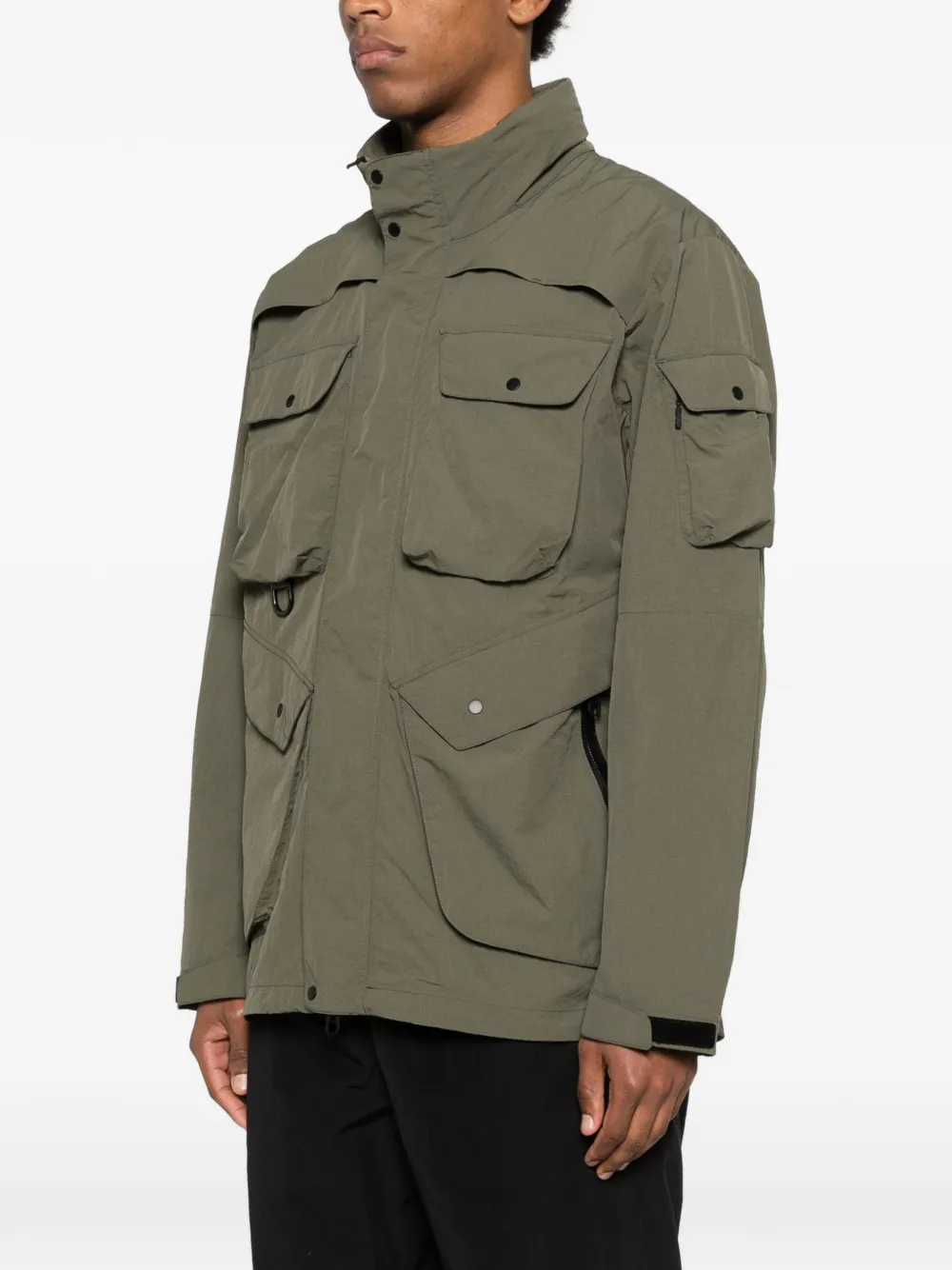  Jg1 Multi-pocket Hooded Jacket - Green 