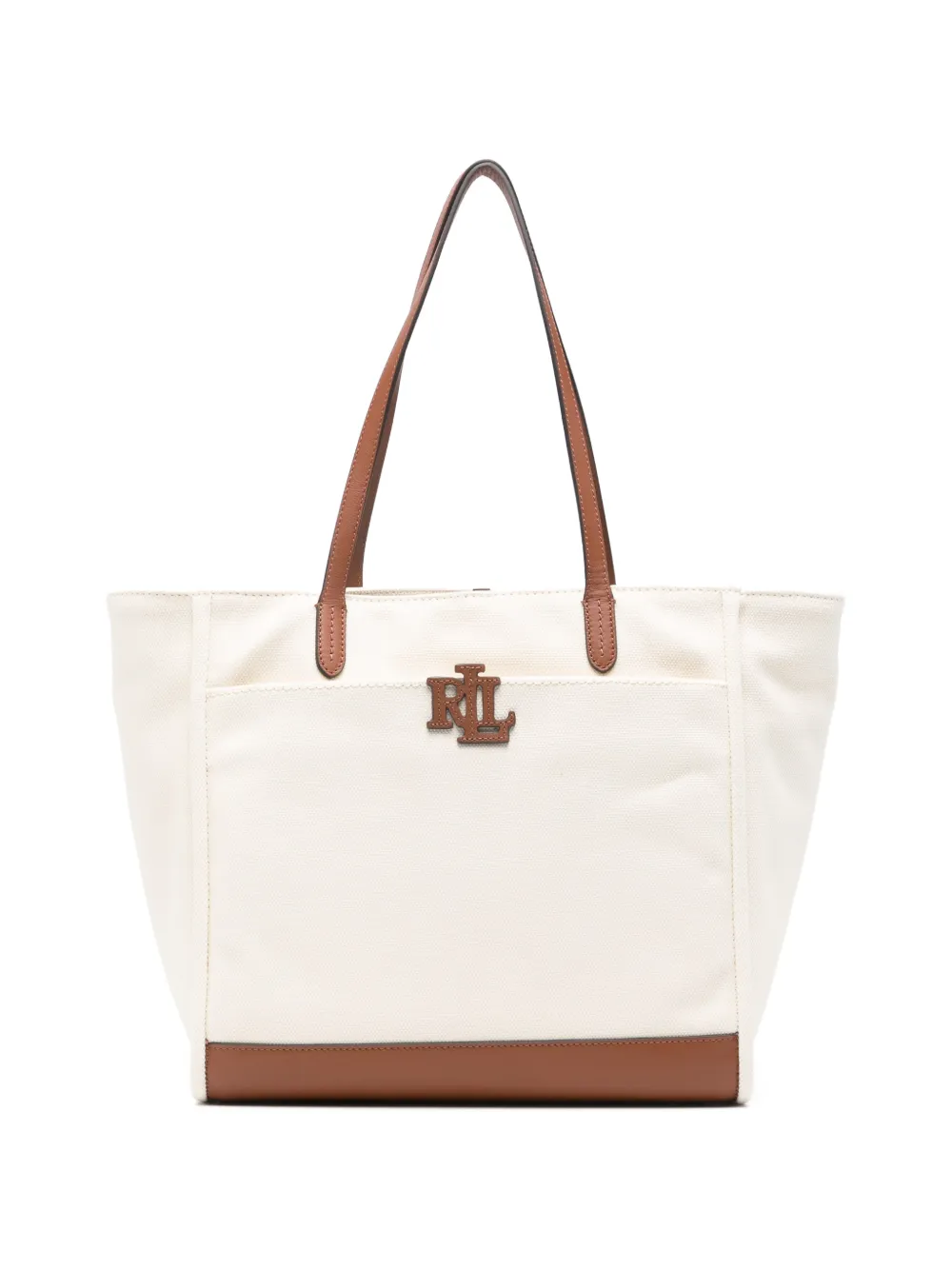 Lauren Ralph Lauren logo-detail shoulder bag - Toni neutri