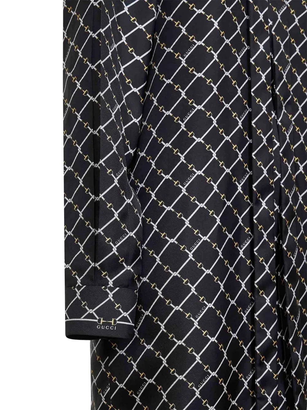 Gucci Mini-jurk met Horsebit-patroon Zwart