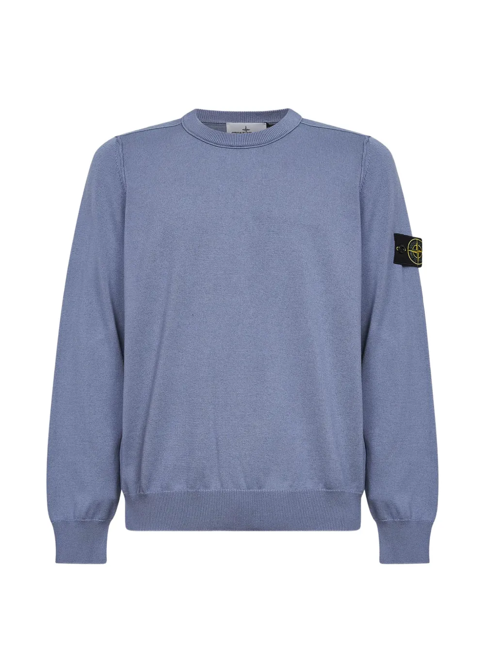 Stone Island badge-detail sweater - Blau