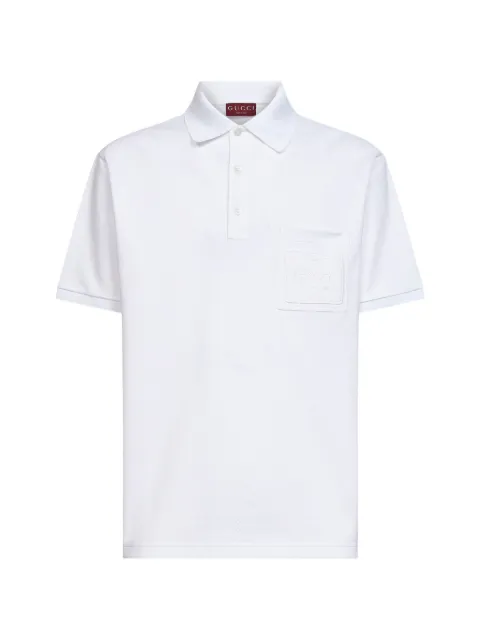 Gucci patch-pocket polo shirt