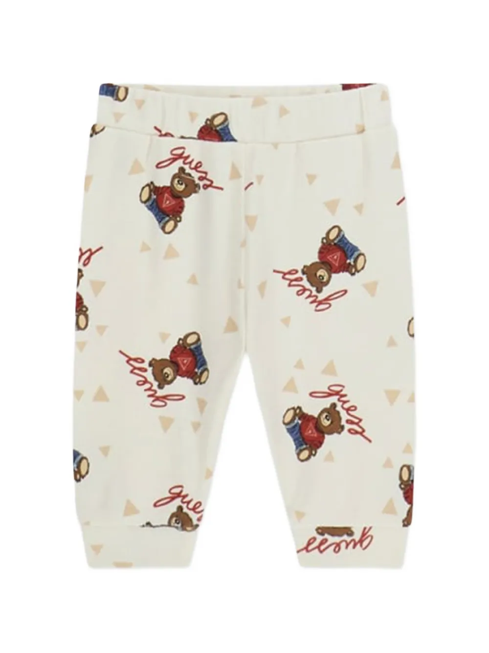 guess kids Romper met teddybeerprint Beige