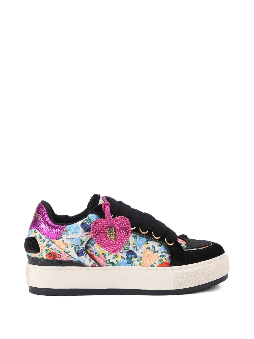 Kurt Geiger London floral-pattern sneakers Wit
