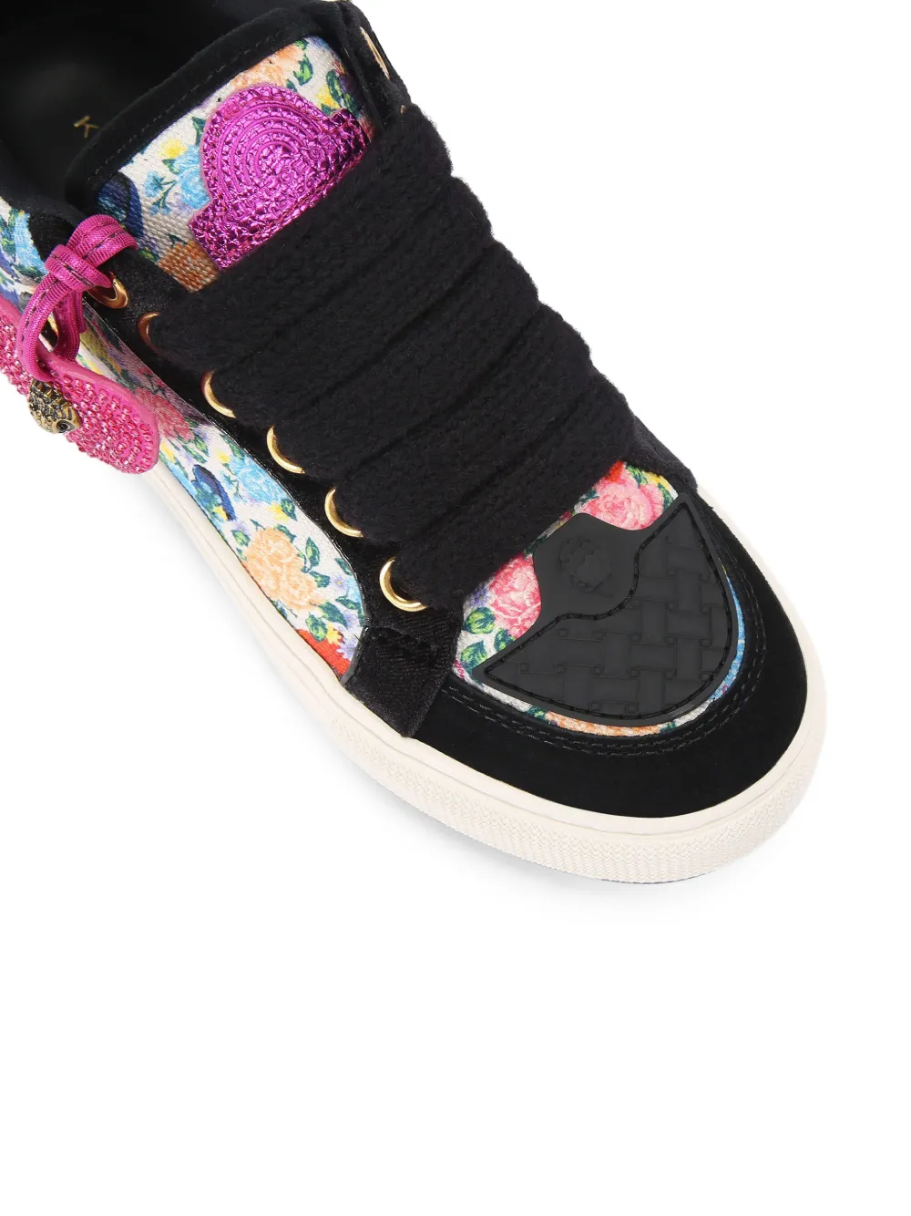 Kurt Geiger London floral-pattern sneakers Wit