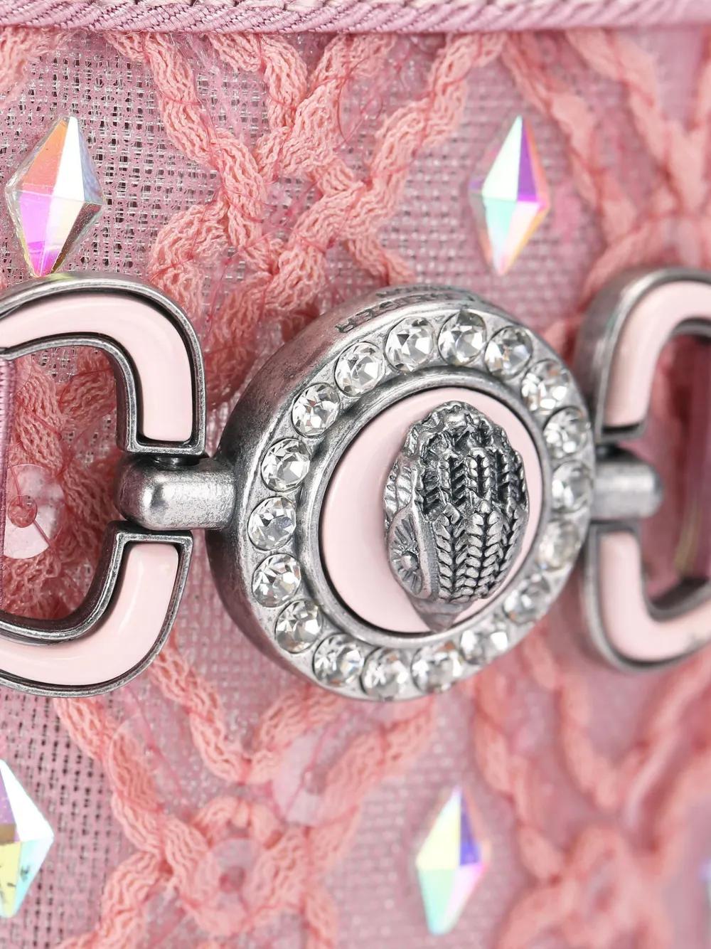 Kurt Geiger London Enkellaarzen verfraaid met kristal Roze