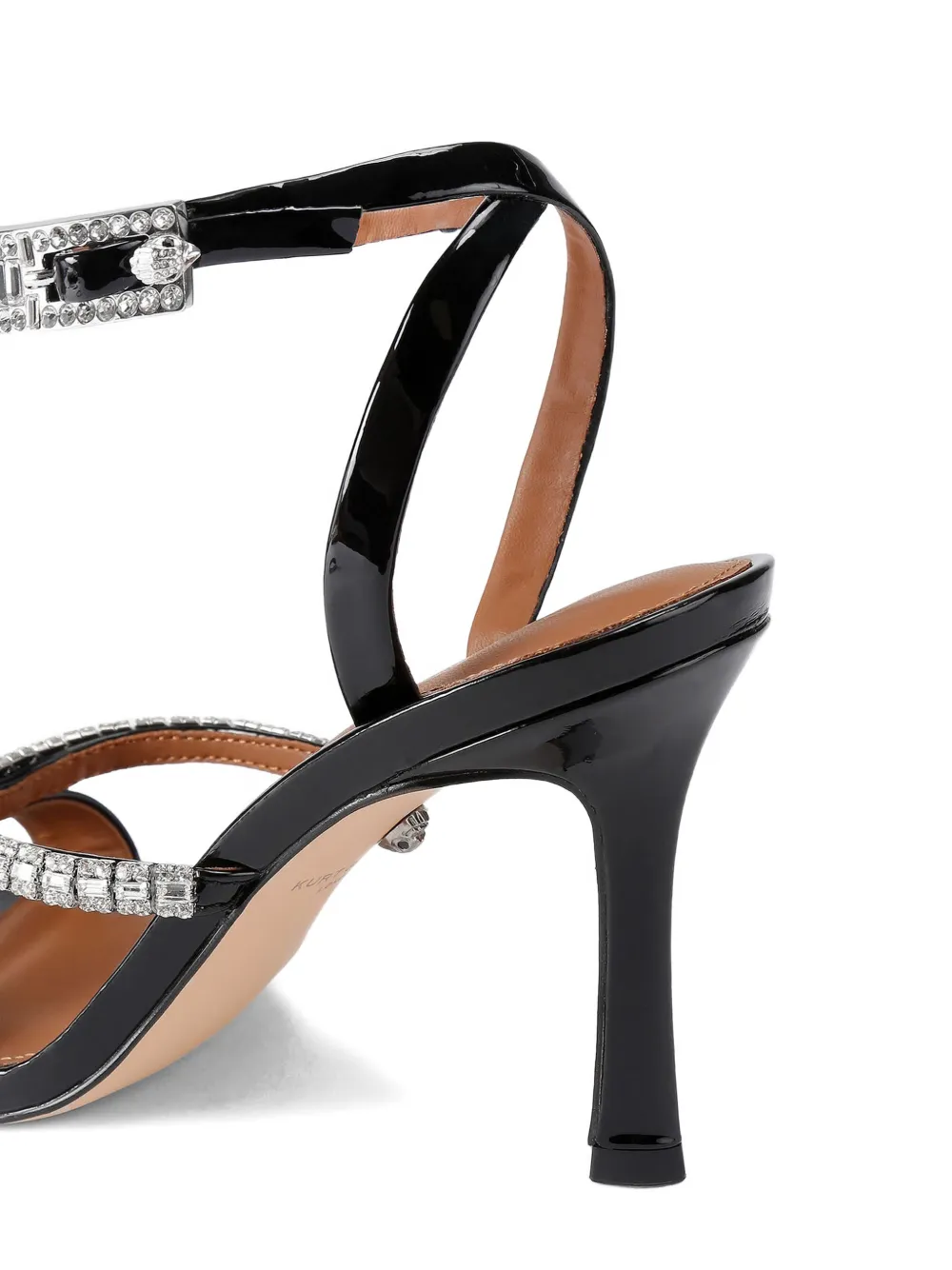 Kurt Geiger London crystal-embellished sandals Zwart