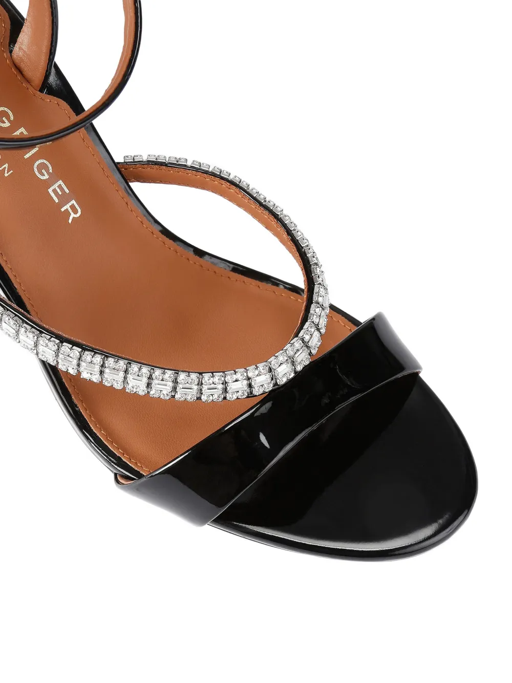 Kurt Geiger London crystal-embellished sandals Zwart