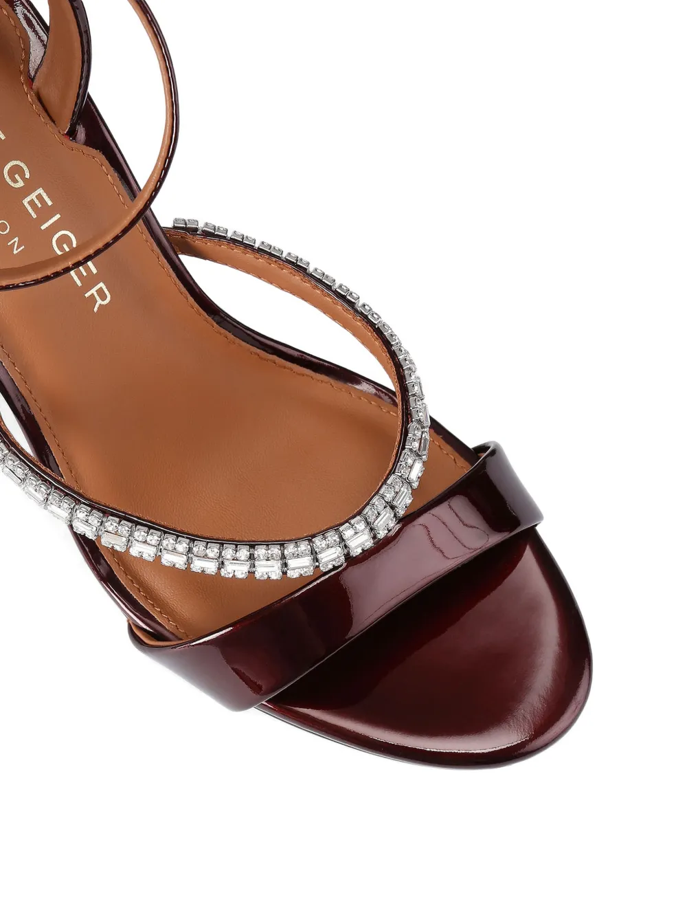 Kurt Geiger London Sandalen verfraaid met kristallen Rood