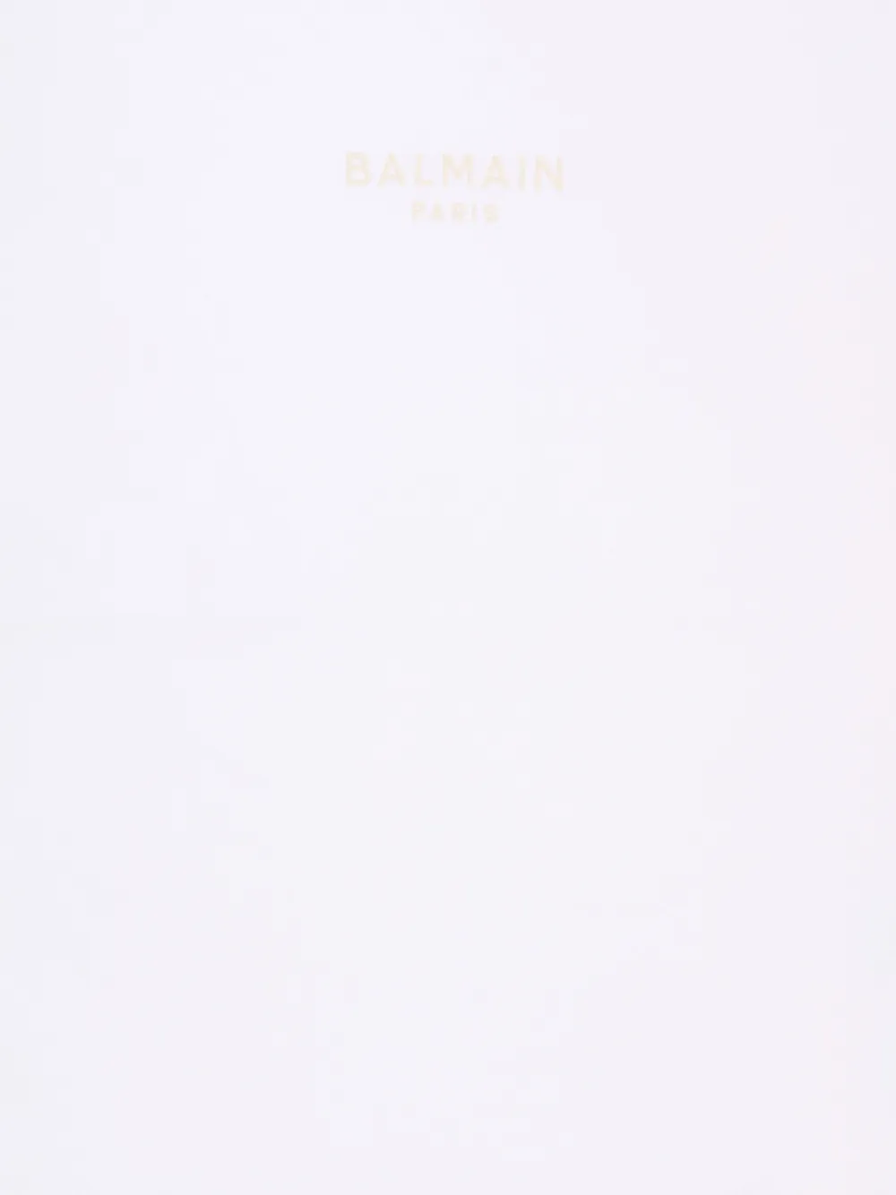  Balmain Kids Logo-detail Blanket - White 