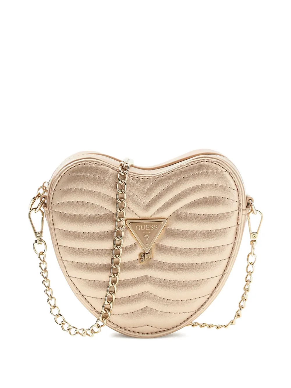 guess kids heart quilted bag - Oro