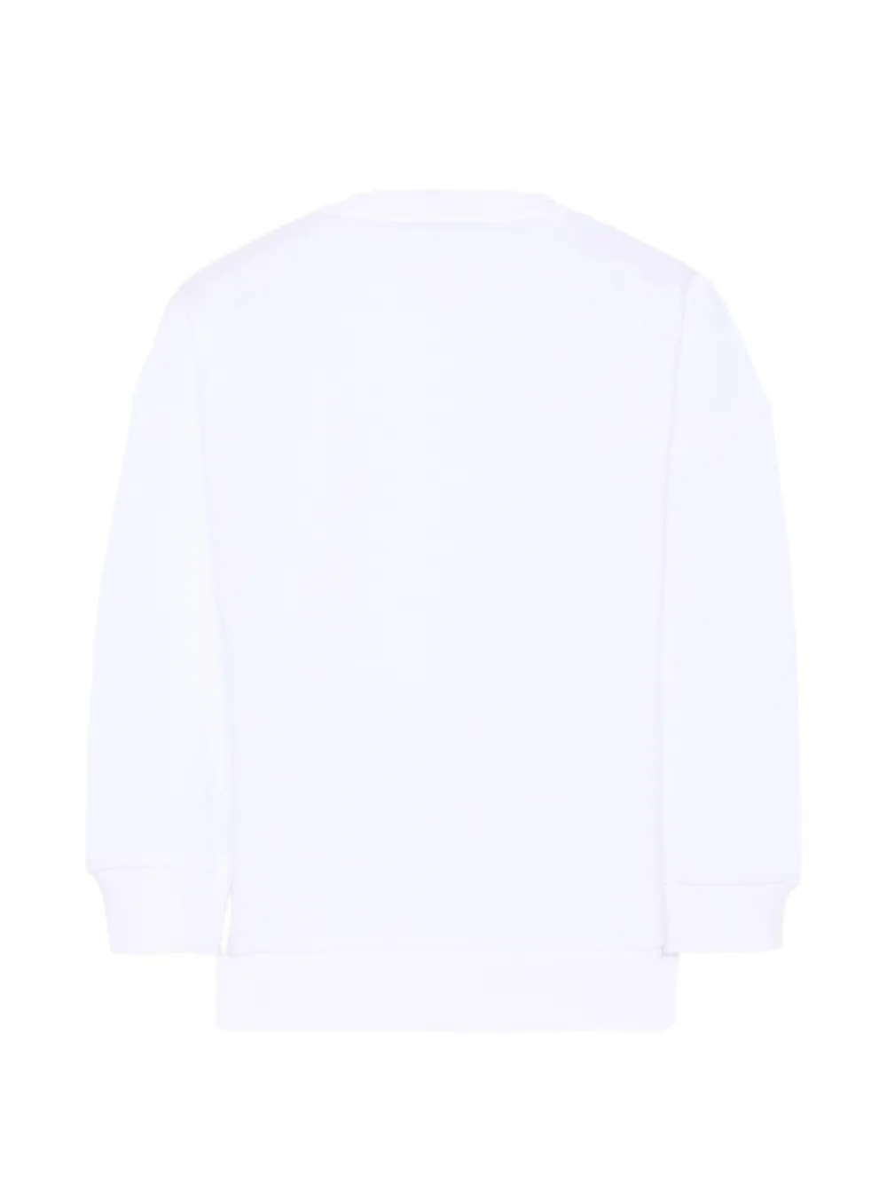 Balmain Kids Sweater met logoprint Wit
