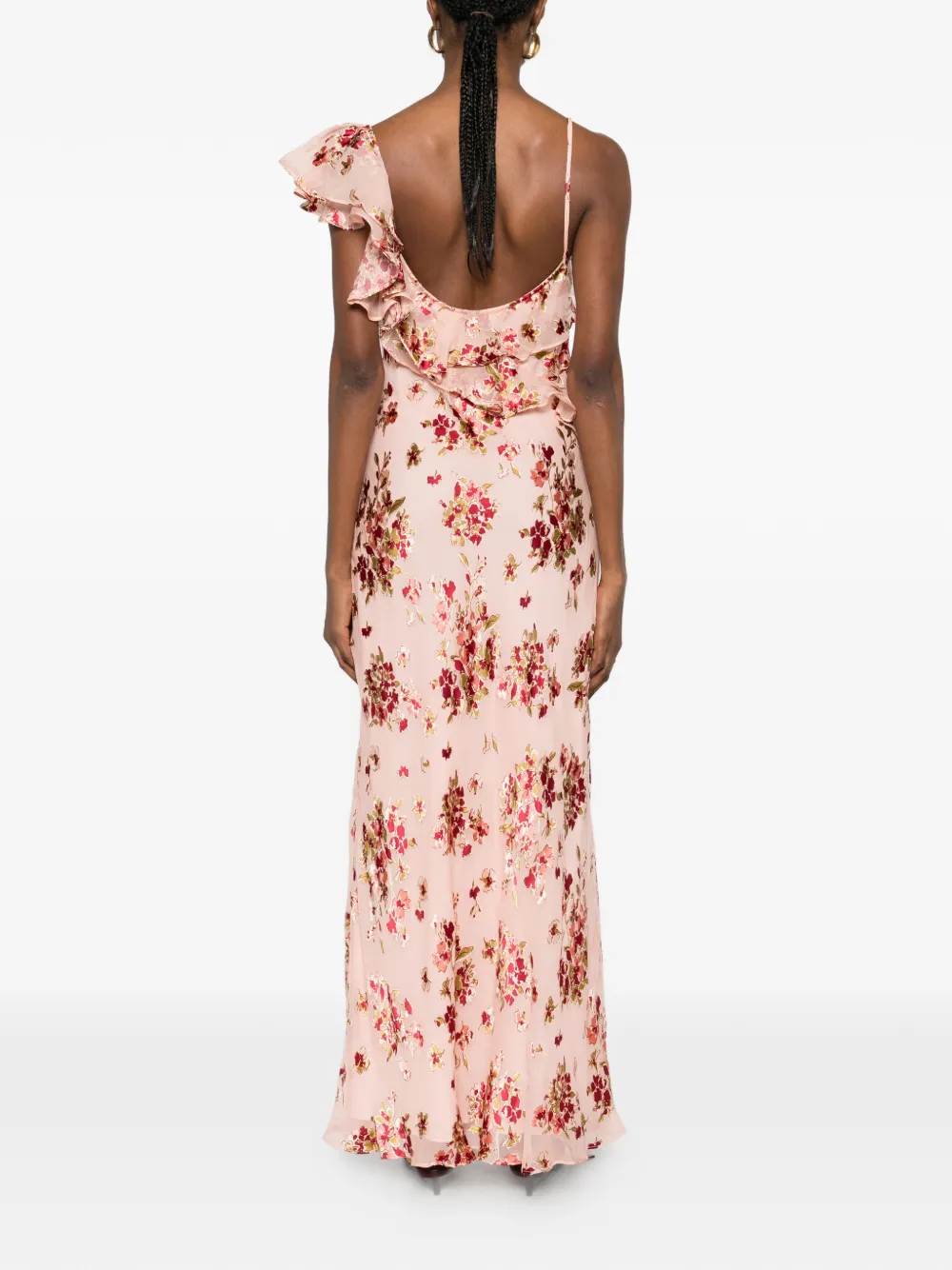 Rixo Ester maxi-jurk Roze