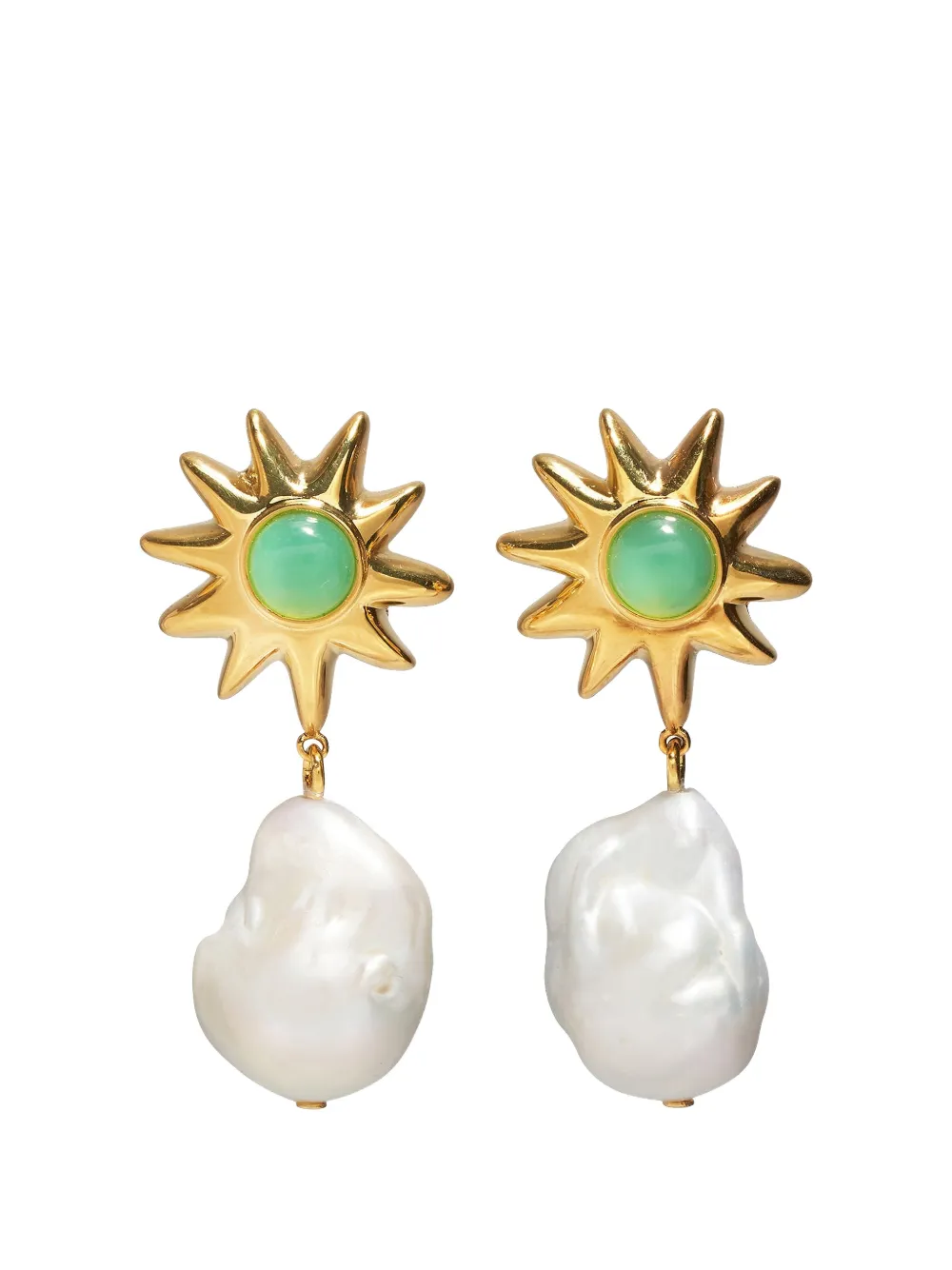 Lizzie Fortunato pearl drop earrings - Oro