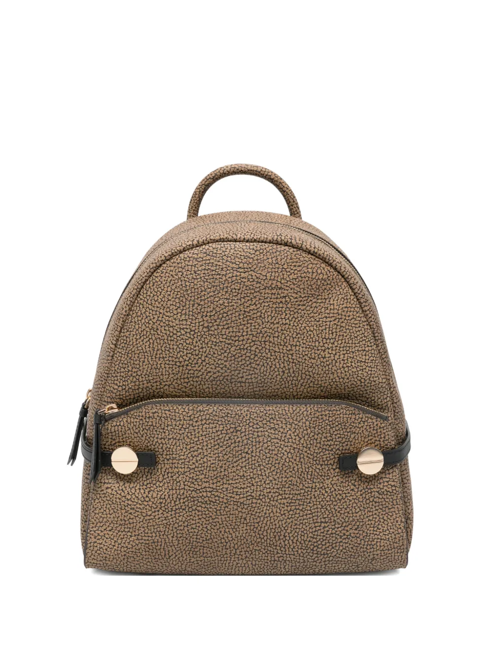 Borbonese medium round-handle pattern backpack | marrón | Image 1