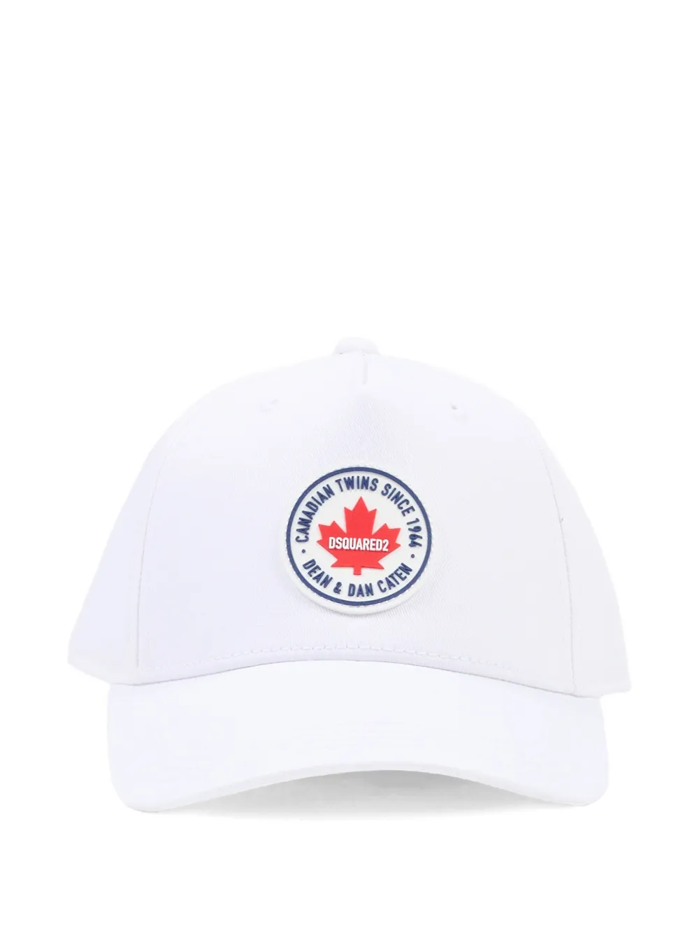 DSQUARED2 KIDS logo-patch cap - Bianco