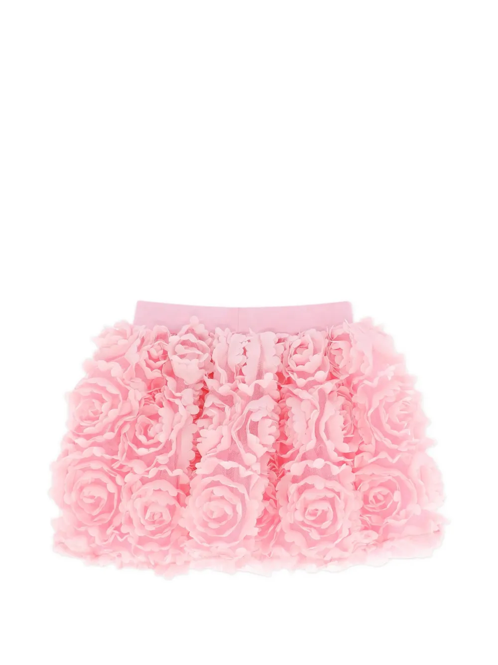 3d Rose Top And Skirt