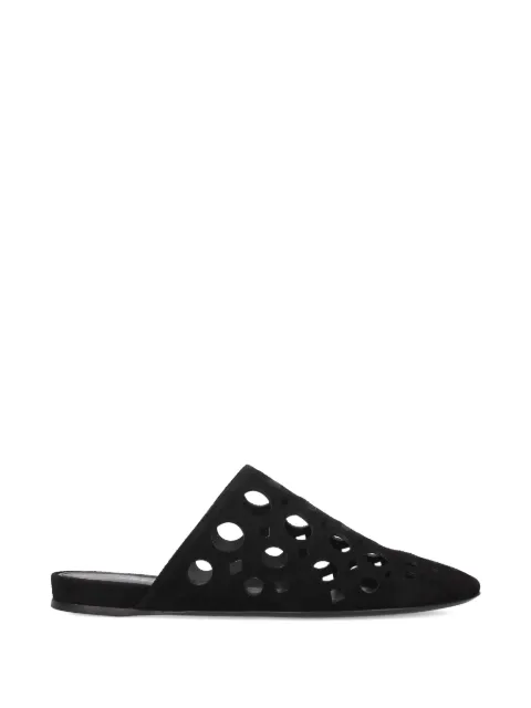 Premiata cut-out leather mules