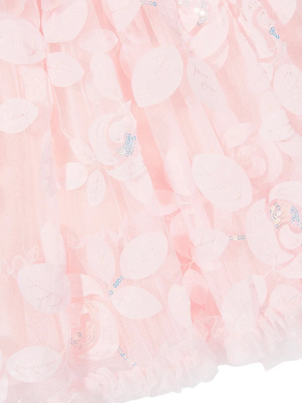  Angel's Face Dominique Embroidered Ruffled Dress - Pink 