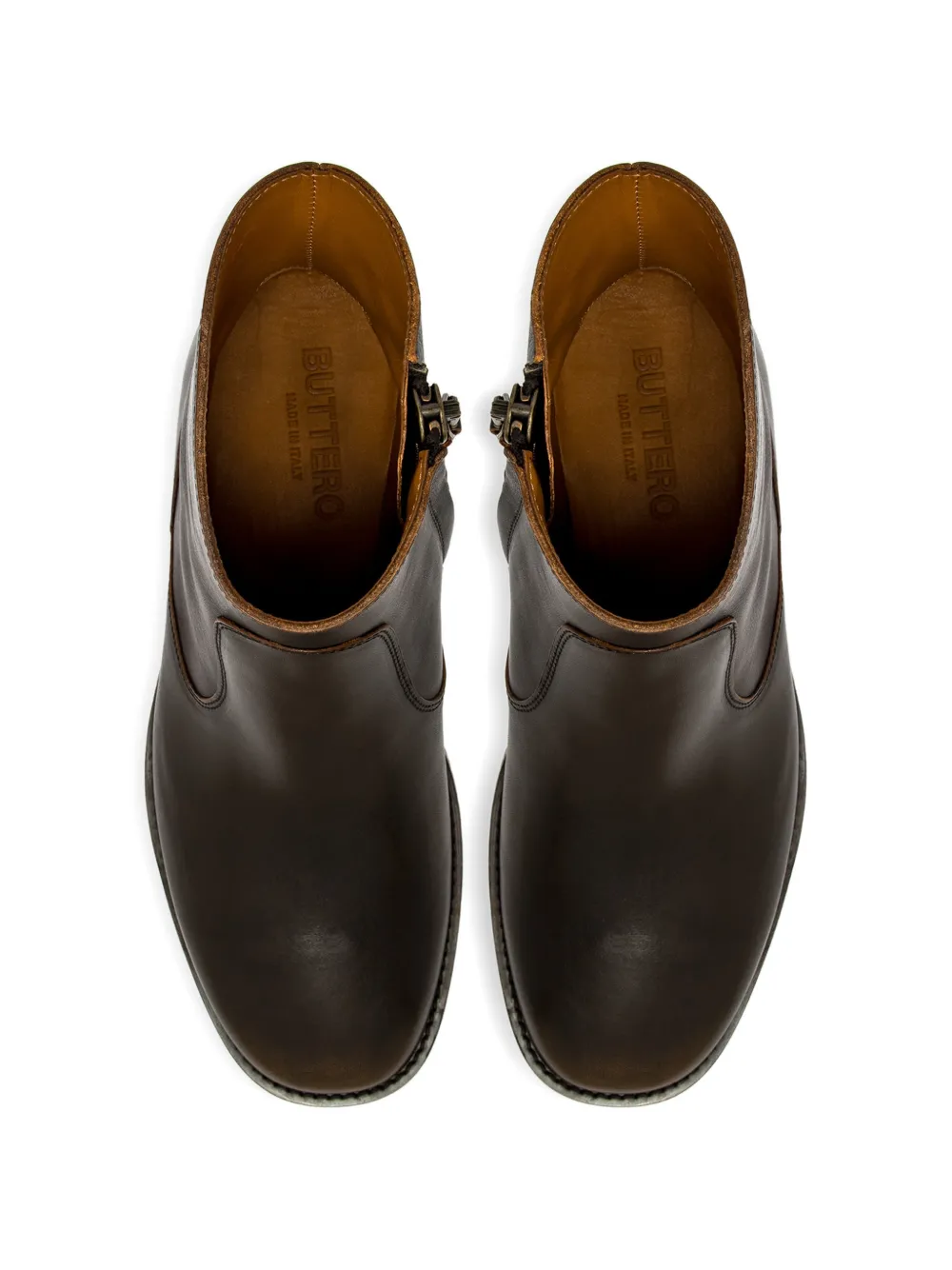 Buttero Leren laarzen Bruin