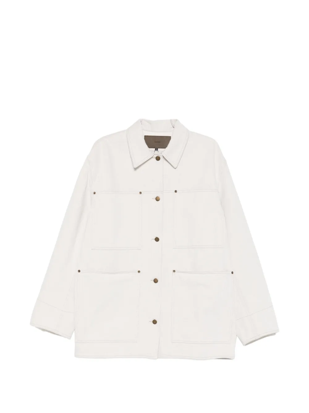 Soeur Hija front-pocket denim jacket - Toni neutri