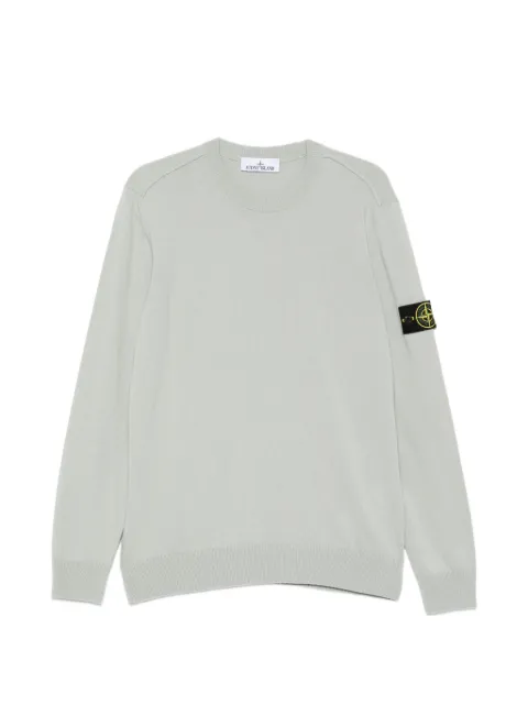 Stone Island 로고 패치 스웨터