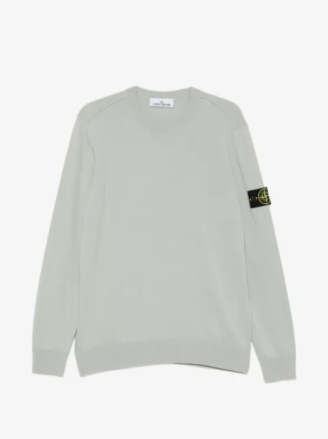 Stone Island 5100010 light RWS geelong wool crewneck jumper