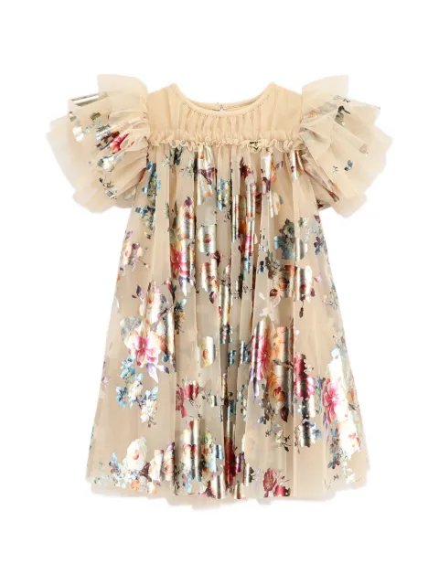 Angel's Face Marlowe ruffled floral-print dress