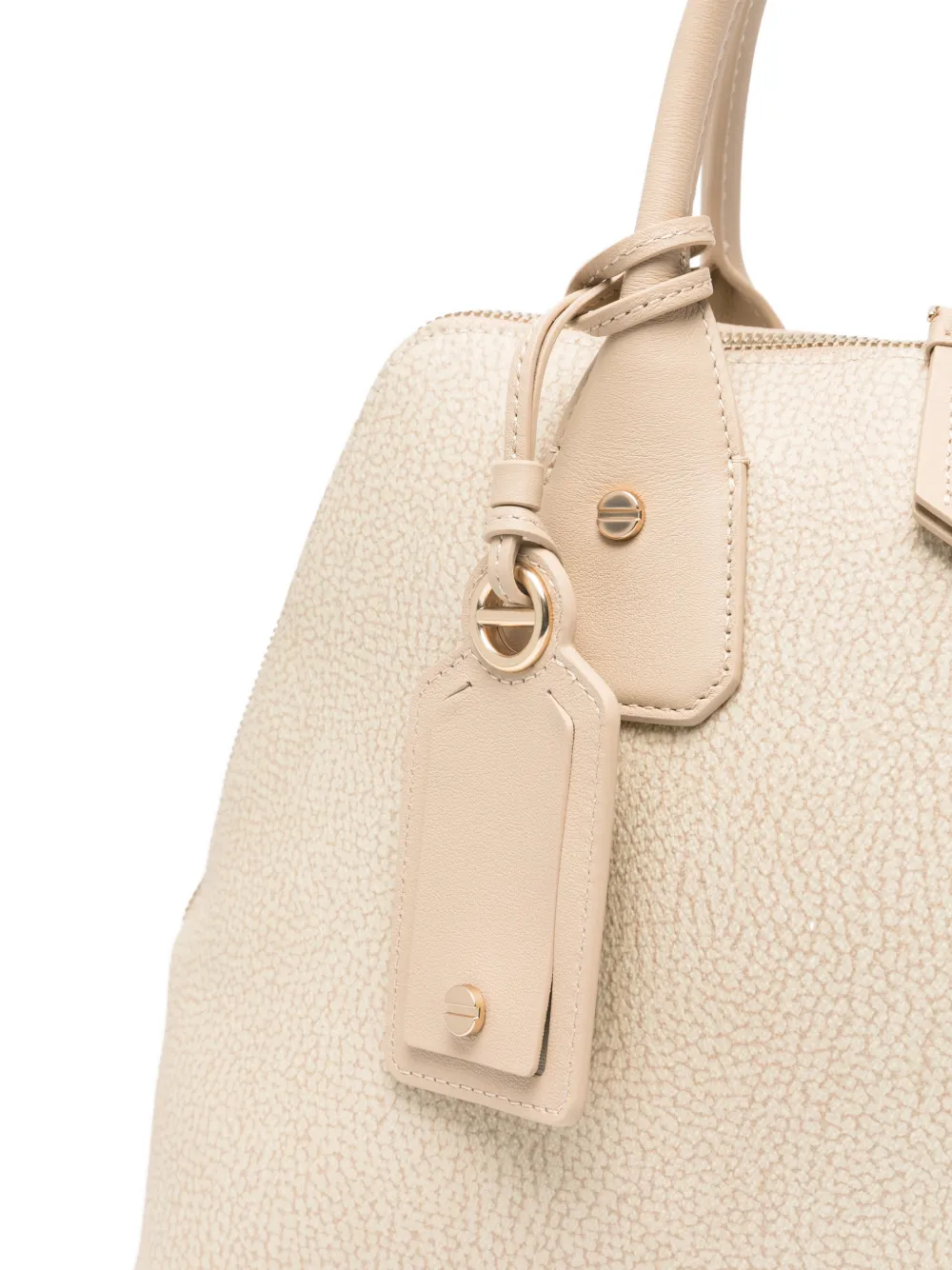 Borbonese Shopper met afneembare band Beige
