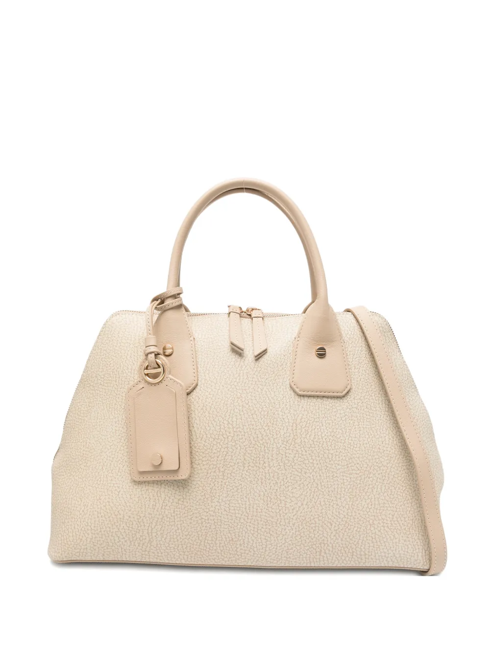 Borbonese Detachable-strap Tote Bag In Neutral