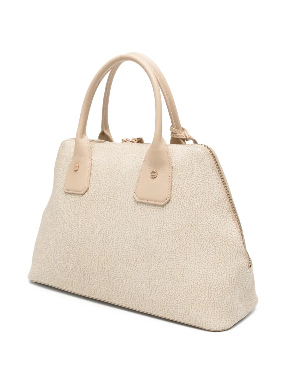  Borbonese Detachable-strap Tote Bag - Neutrals 