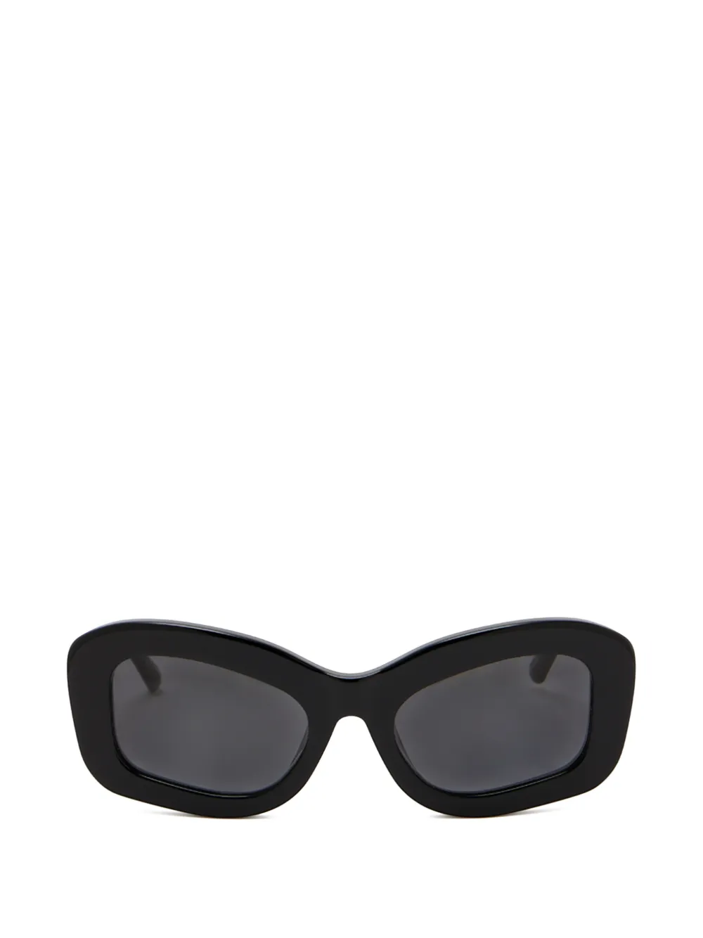 The Attico rectangle-frame sunglasses - Nero