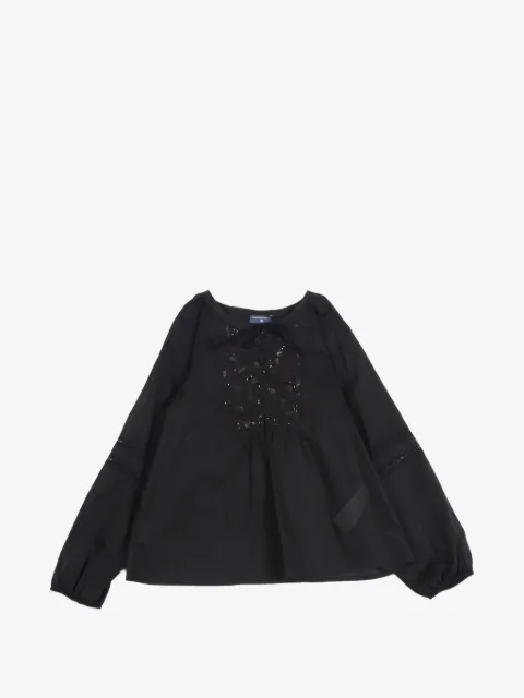 Ermanno Scervino Junior Jurk met ronde hals en lange mouwen