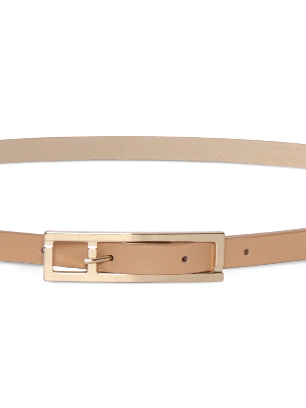 Fabiana Filippi Leren gespriem Beige