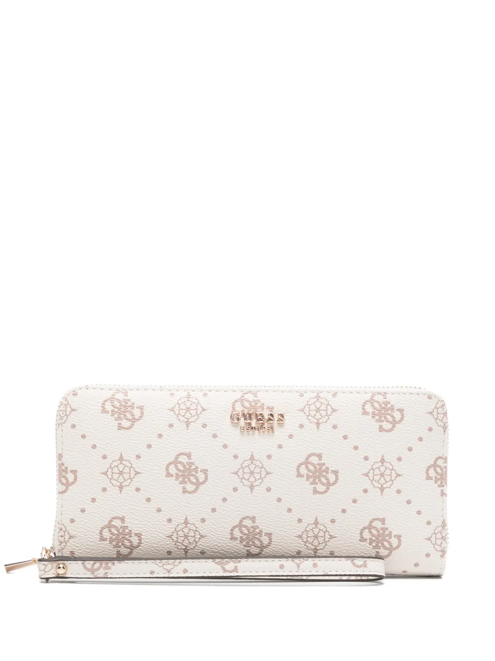 GUESS USA Carrie Monogram wallet - Toni neutri