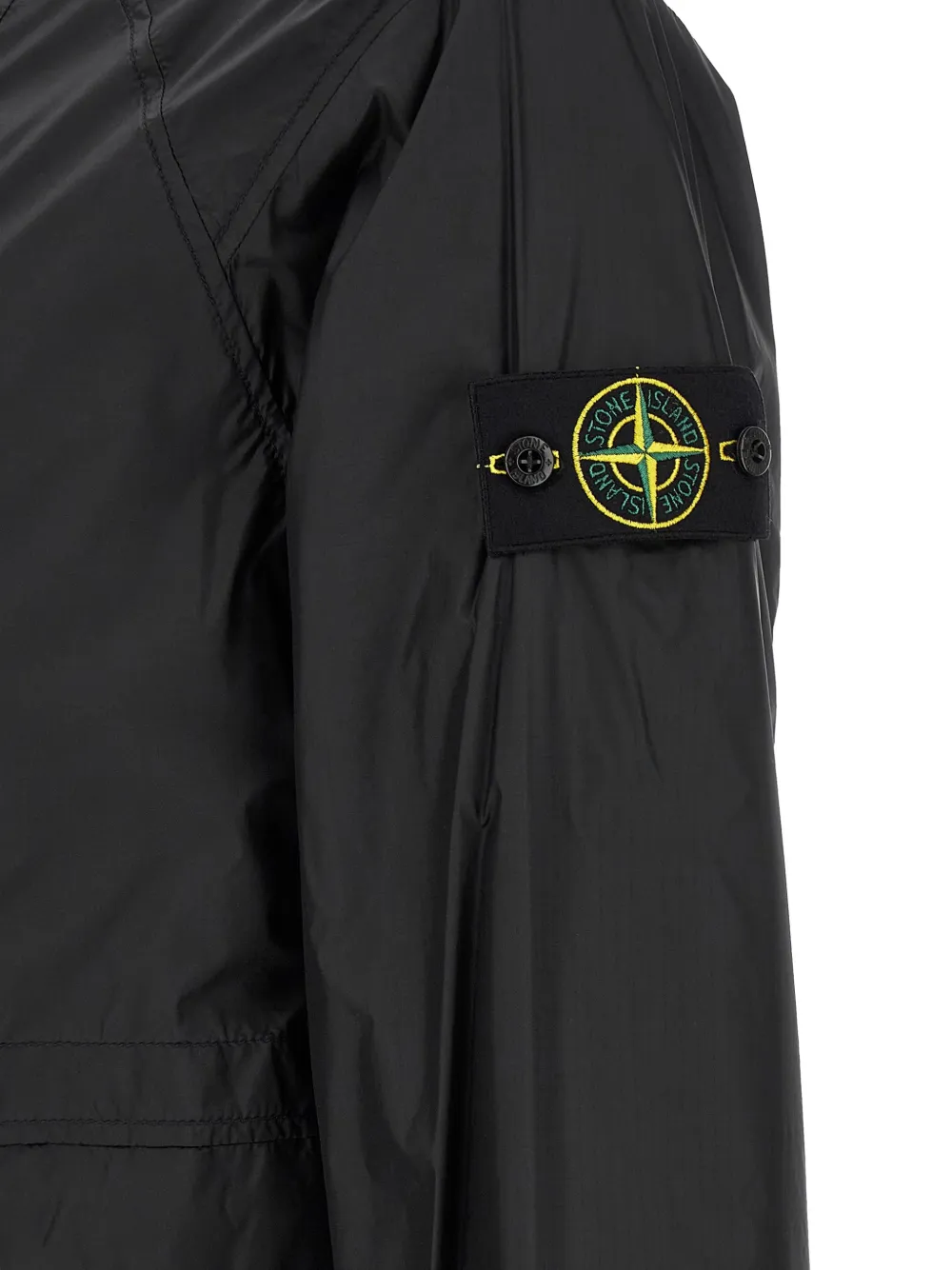 Stone Island Ripstop jack met capuchon Blauw