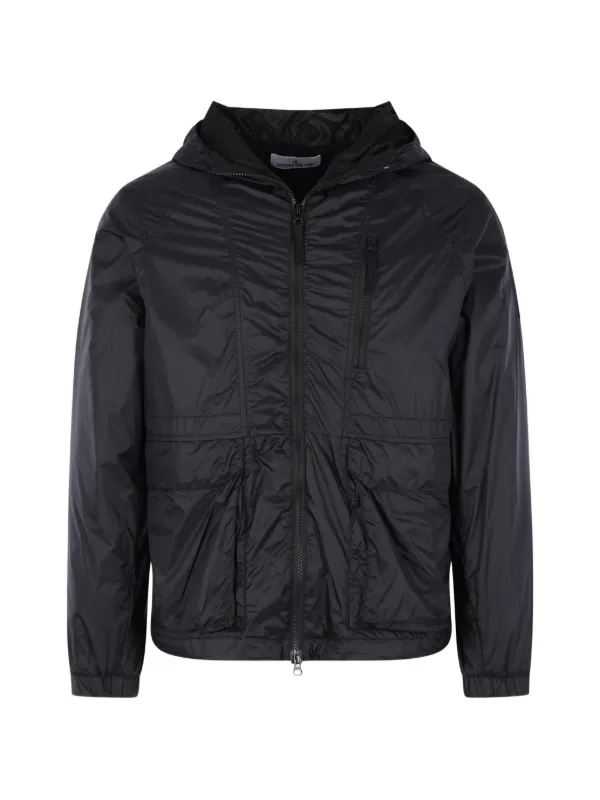 Stone Island Jaqueta Ripstop Com Capuz | Azul | FARFETCH BR