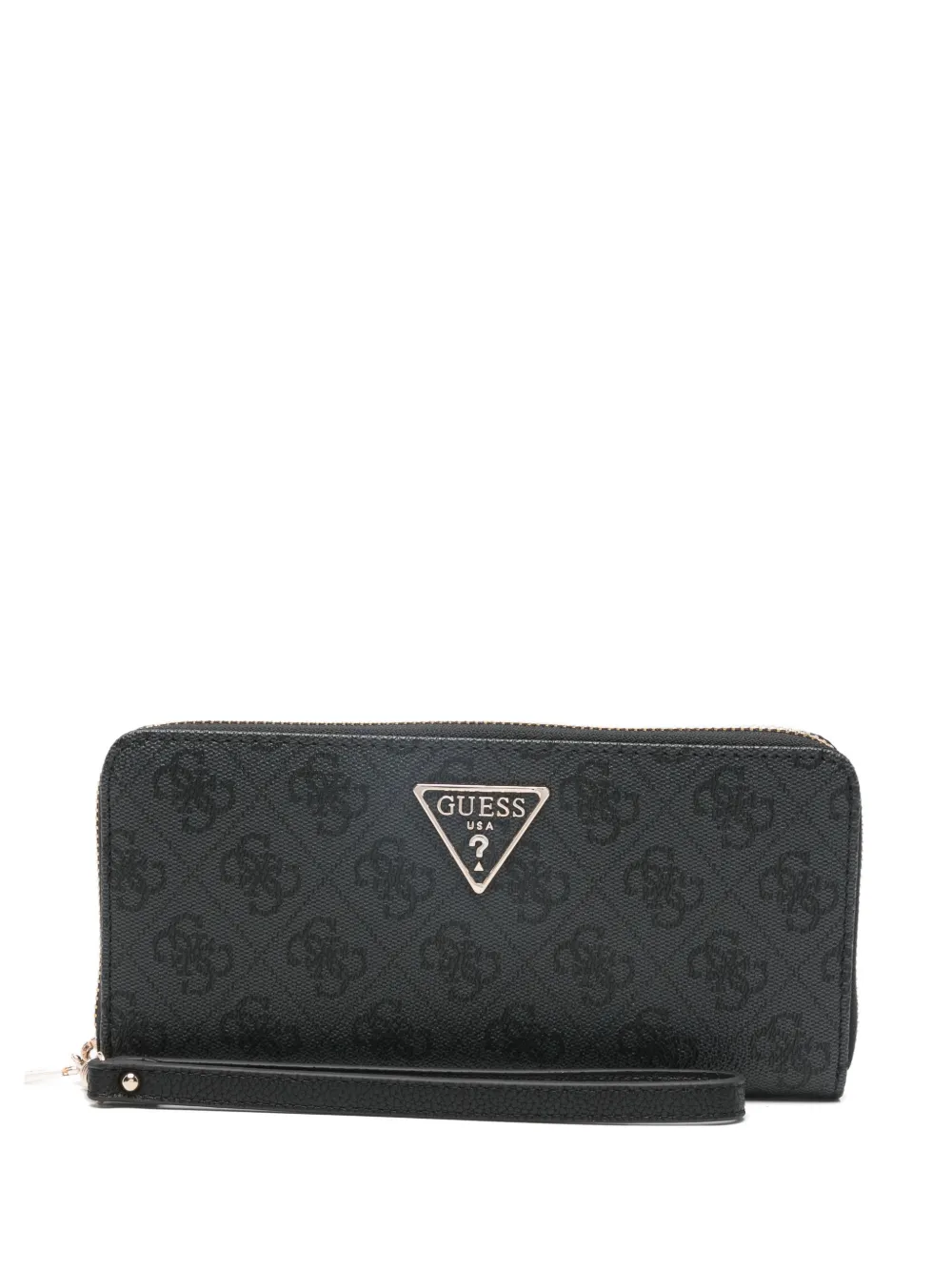 GUESS USA Laurel II Monogram zip wallet - Nero