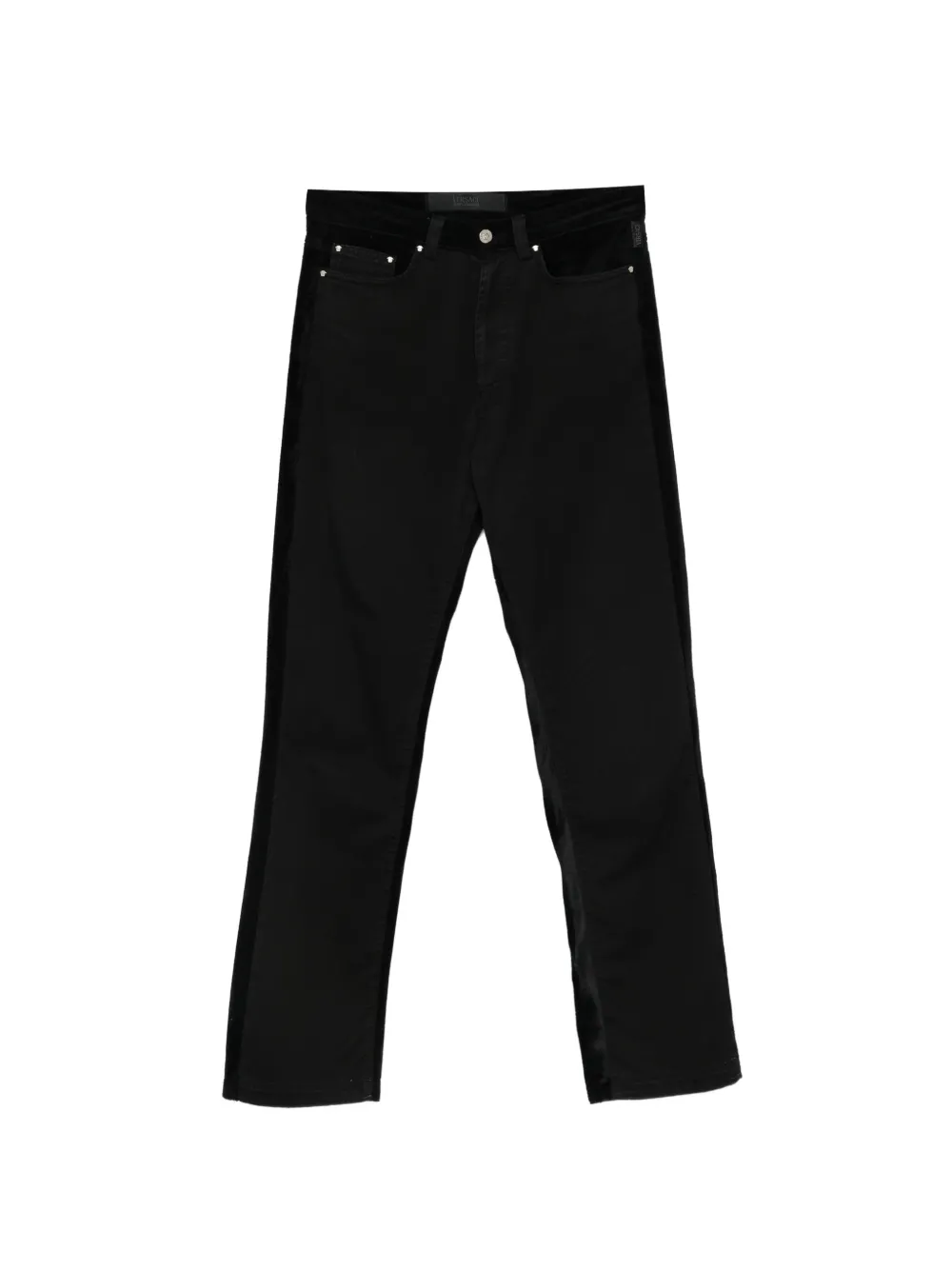 Versace Pre-Owned Pantaloni in velluto anni '90 - Nero