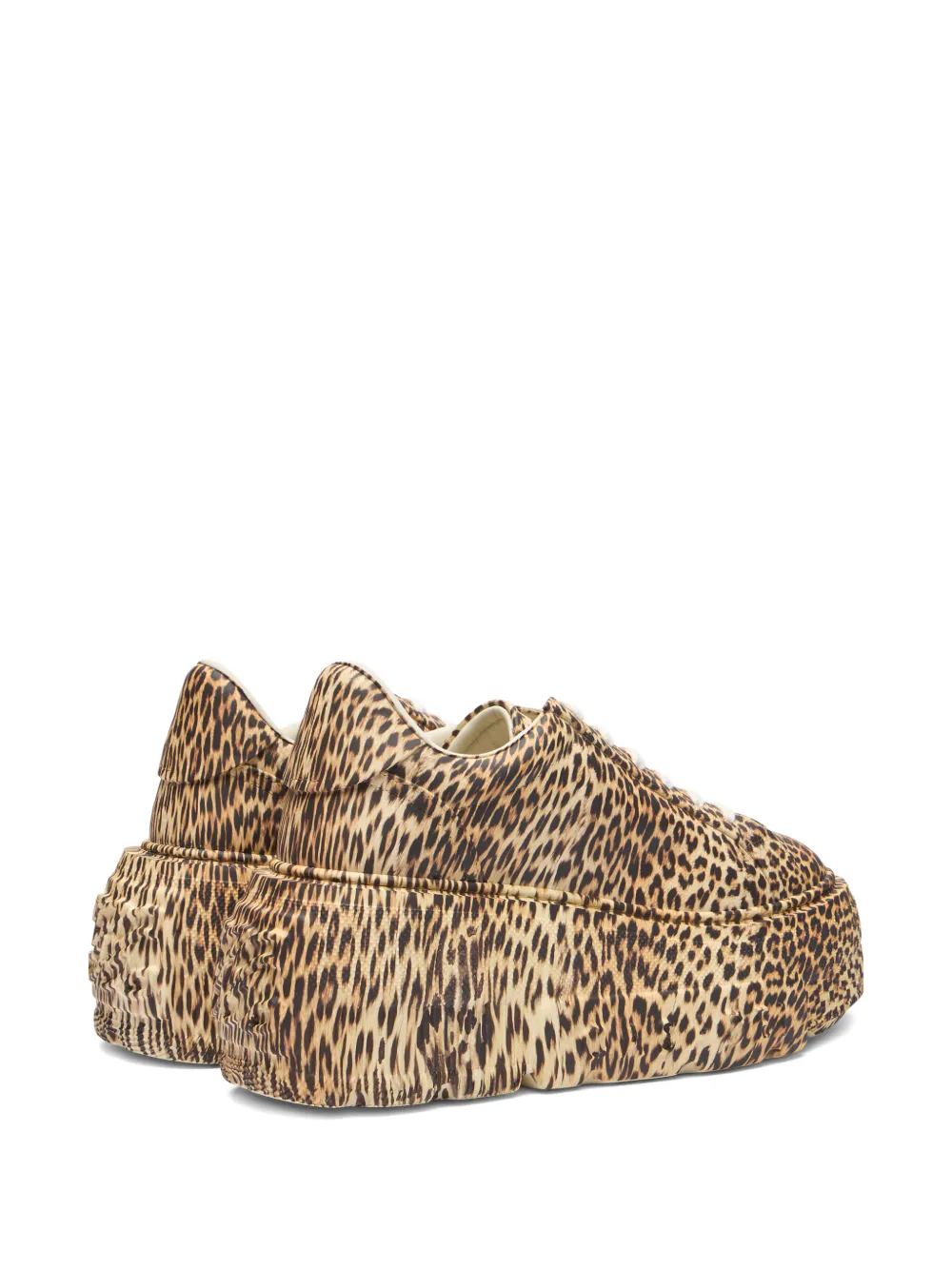 Casadei Nexus sneakers met luipaardprint Bruin
