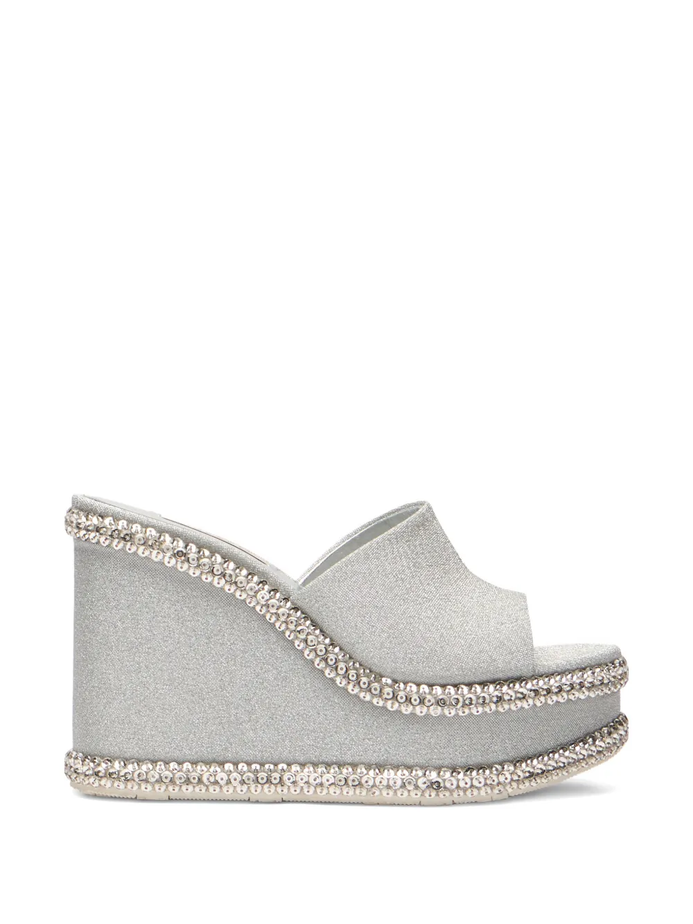 Casadei Sirio wedge sandals - Argento