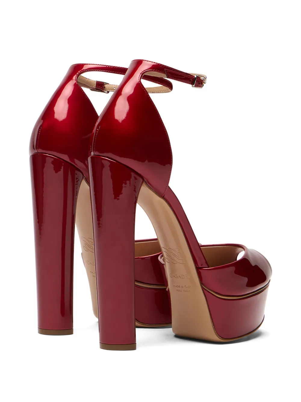 Casadei Flora sandalen met open neus Rood