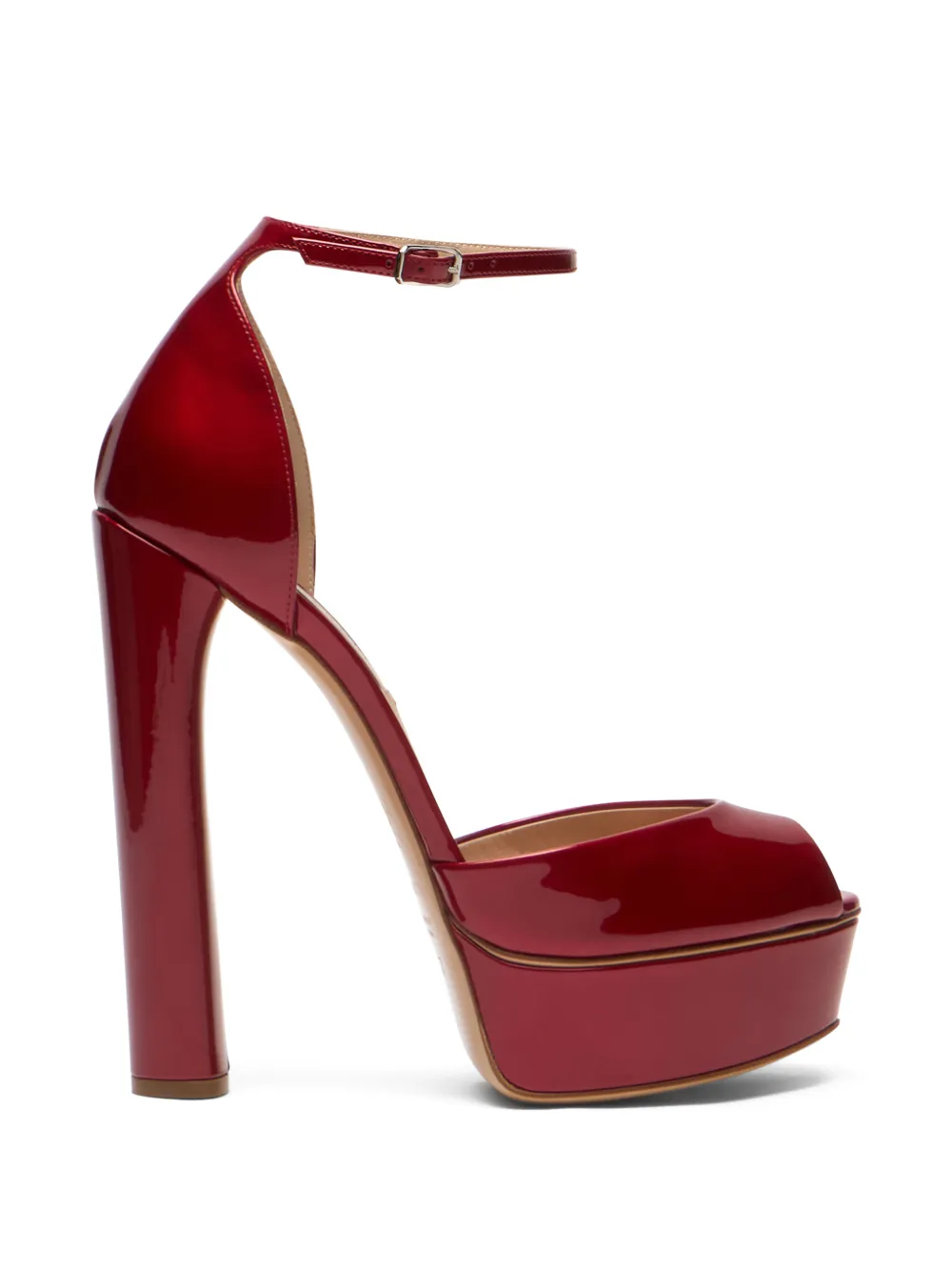 Casadei Flora sandalen met open neus Rood